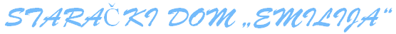 Starački dom Emilija Logo